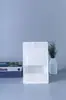 Saco Kraft Branco com Janela e Fecho Ziplock Saco Selado Autoportante Saco para Chá, Nozes, Alimentos