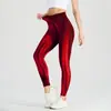 En stock Pantalones de Yoga Tie-Dye Aurora Cintura Alta Ajuste de Vientre Cadera de Durazno Pantalones Deportivos para Correr y Fitness Leggings Ajustados Deportivos para Mujer