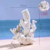 Piezas Decorativas para Aquascaping: Rocas Secas, Base de Hueso Blando de Coral de Tanque del Mar de Java, Plataforma de Hueso Duro y Decoraciones de Cueva