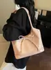 Bolsa de Ombro Moda Transfronteiriça Estilo Novo Primavera 2026 Ombro Único Textura Casual Moda Bolsa Tote Simples com Laço