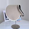 2025 Sombrero de Copa Vacío de Moda Japonesa de Alta Calidad para Mujer de Verano de Ala Ancha Protección Solar Sombrero de Paja Vacaciones Junto al Mar Sombrero para el Sol