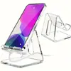 Soporte de Teléfono de Acrílico Soporte Universal de Escritorio para Teléfono Accesorios para Teléfono para Hogar y Oficina Adecuado para iPhone