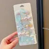 Presilhas de Cabelo Série Oceano com Flores Preservadas, Estrelas-do-Mar, Conchas e Frutas para Viagens à Beira-Mar e Fotos de Férias