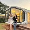 Acampamento cápsula espacial transparente atrações de férias celebridade da internet família com filhos Quarto nave estelar acampamento cabine futura Pousada