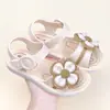 Fabricante de Sandálias Infantis de Verão Atacado Transfronteiriço Sapatos de Salto Alto de Princesa para Crianças Grandes, Médias e Pequenas Sandálias de Princesa Casuais para Exterior