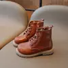 Dr. para Niñas. Novedades Temporada 2026 Martens Botines Cortos para Niños Estilo Británico Zapatos Delgados de Piel para Niños Botas de Piel para Actuaciones Estudiantiles