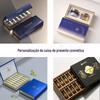 Cuidados com a pele essência fonte líquido set caixa de presente personalizado liofilizado pó pequeno ampola de ácido hialurônico caixa de embalagem caixa personalizada