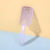 Peine para Cabello Esponjoso, Peine de Bobina de Mosquitos Hueco para Mujeres con Cabello Largo, Cabello Rizado, Peine de Costillas, Peine Curvo Grande, Peine de Masaje