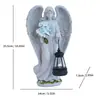 Lanterna Solar Mais Vendida na Amazon Enfeite de Anjo Decoração para Paisagismo de Pátio e Jardim Artesanato Luz Noturna