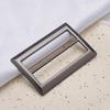 Hebilla Metálica de Tres Pasos Abrigo Cortavientos Ropa Decorativa Hebilla Rectangular Falda con Tirantes Hebilla Japonesa Engrosada Ajustable