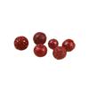 Cuentas redondas de la verdad de seis caracteres de Zisha, accesorios de joyería DIY, cuentas de cinabrio Zijin, cuentas sueltas de grifo