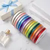 Cinta de poliéster de 1 cm, cinta de poliéster de tejido liso de colores, material de manualidades DIY para hacer moños, adecuada para ropa, ribetes de bolsas y empaque de regalos