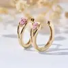 Pendientes de moda de circón en forma de gota para mujer, superventas transfronterizos, pendientes versátiles para el día a día, pendientes de moda para vacaciones al por mayor