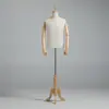 Maniquí de Torso de Hombre para Exhibición de Ropa Tienda de Ropa Traje Vestido de Noche Soporte de Exhibición Ventana Maniquí de Cuerpo Completo Soporte