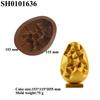 Shen Hong Páscoa 8 Ovos Onda Ovos de Dinossauro Forma de Bolo Mousse Chocolate Knock Music Silicone Assar