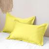 Funda de Almohada Sobre Color Sólido Individual Dormitorio de Estudiante Lijado Cómodo Transpirable Transfronterizo Funda de Almohada Funda de Almohada Hotel
