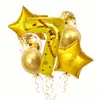 Globos de Cumpleaños Globos de Número de 32 pulgadas Fábrica al por Mayor Juego de 8 Piezas Patrón Impreso Globos de Película de Aluminio para Decoración de Escenas