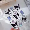 Pegatinas para Teléfono con Relieve de la Popular Caricatura Kuromi de Sky, Lindas Pegatinas 3D con Relieve Estilo Ins en Stock