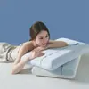 Almohada de Espuma Viscoelástica de Rebote Lento a Presión Cero para Sueño Profundo, Protección del Cuello y Ayuda para Dormir, Núcleo de Almohada Estilo Hotel para Estudiantes