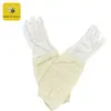 Guantes de Lona Blanca con Piel de Oveja Apicultura Productos Anti-abejas Herramientas de Apicultura Herramientas de Apicultura