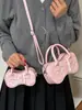 Bolso bandolera de lunares estilo chica dulce coreana, simple y elegante, nueva moda otoño 2026, bolso de hombro y axila de gran capacidad
