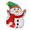 Decorações de Natal Papai Noel Boneco de Neve de Natal Forma de Balão de Filme de Alumínio Balão Foil Flutuante a Ar