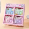 Comercio Exterior Sanrio Tortuga Bolsillo Libro para Compartir Set Combinado Kuromi Mini Libro Colgante Cuaderno Regalo Pequeño