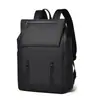 Mochila casual de color liso transfronteriza, personalidad de moda, bolsa de computadora de negocios, gran capacidad, mochila simple para estudiantes