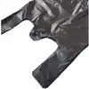 Bolsas de Cartera tipo Chaleco Negras al por Mayor, Tamaños Grandes y Pequeños, Bolsas de Basura tipo Chaleco, Bolsas Desechables de Conveniencia Engrosadas para Exportación