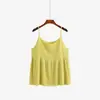 Ropa exterior de punto para mujer talla grande, camisola 2026 estilo otoño para mujeres talla grande, top sin mangas de capas que rejuvenece 25198
