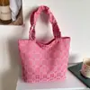 Bolsa de Lona Feminina Grande Capacidade 2026 Novo Estilo Versátil Ombro Único Bolsa de Noiva para Casamento Bolsa de Tecido Portátil Bolsa Tote para o Dia a Dia