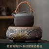 Venta al por mayor Utensilios para hervir té Estufa para hervir té Tetera de estilo japonés con asa lateral Elaboración de té Vintage Rústico Automático Pequeño Juego de estufa eléctrica de cerámica