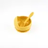 Suplemento Alimentar para Bebê Tigela Caracol, Tigela com Ventosa para Bebê, Conjunto de Colheres de Silicone, Utensílios Infantis, Louças para Comer e Alimentar Venda por Atacado