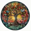Colgante Acrílico Temu Producto Nuevo Transfronterizo Estilo Bohemio Interior Exterior Decoración Colorida Placa Redonda Acrílica