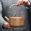 Set de Barbacoa al Aire Libre para Preparar Té con Tetera de Cerámica y Estufa de Carbón para Uso Doméstico