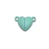 Accesorios para Joyería DIY Transfronterizos al por Mayor Conectores Magnéticos de Corazón de Colores Collares Pulseras Hechos a Mano Materiales de Aleación