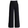 Pantalones holgados cálidos adelgazantes de cintura alta elásticos para mujer, nueva moda otoño 2026, elegantes, fluidos, sencillos, pantalones cropped, modernos
