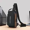 Bolso Pechero Multifuncional con Candado de Contraseña a la Moda para Hombre, Bolso Cruzado Portátil de Gran Capacidad para el Trabajo, Bolso de Hombro Portátil Moderno y Genial