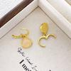 Pendientes de piedra natural de estilo veraniego para mujer, de alta gama, con un diseño de nicho exquisito y moderno, ligeros y lujosos, accesorios.
