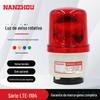 Nanzhou luz de polícia LTE-1104 rotativa pequena luz de aviso máquina indicador de luz de som e luz alarme base de parafuso