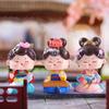 Nuevo Estilo Tang Xiaohuan Elegante Figura Pequeña de Muñeco de Cabeza Móvil Dibujos Animados Estilo Antiguo Exquisito Regalo para Niñas Decoración de Escritorio Venta al por Mayor