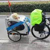 Cochecito Mascota Bicicleta Remolque Exterior con Vehículo Eléctrico Colgante Trasero Remolque para Pasear Perros en Motocicleta para Ciclismo con Perros