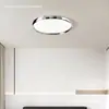 2026 Nueva Lámpara de Techo Vintage Bauhaus para Sala de Estar Moderna Minimalista Cromo Redonda para Dormitorio Sala de Estudio