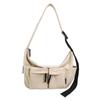 Bolsa Mensageiro Transversal de Trabalho de Estilo Japonês para Homens, Bolsa de Ombro Estudantil Casual Versátil de Grande Capacidade para Mulheres, Bolsa de Tecido para Pendulares