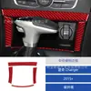 Adecuado para Dodge Charger 2015+ Modificación Interior de Coche Panel Portavasos de Fibra de Carbono Decoración del Volante y Asiento del Pasajero