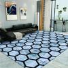 Fábrica de alfombras impresas al por mayor, transferencia térmica, terciopelo de cristal, alfombra nórdica sencilla para sala de estar, estudio, mesita de noche y dormitorio