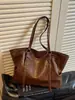 Bolso Tote Nuevo para Mujer 2026, Gran Capacidad, Bolso de Hombro de Cuero Suave Versátil Vintage, Bolso Casual Simple para el Trabajo