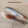 Pente Wholesale de Chifre de Iaque Pente de Massagem Pente de Meridianos Pente de Cabeleireiro Pente de Casa com Cabo para Mulheres Anti-Queda de Cabelo