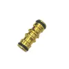 Conector de bico de liga de alumínio bidirecional, conector de reparo de alumínio de bico bidirecional, conector de bico de reparo de extensão de tubo de água de alumínio