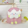 Bolsa de celular mini coelho de desenho animado para bebê de 3-5 anos, mochila estilosa para meninos e meninas, bolsa escolar fofa para sair